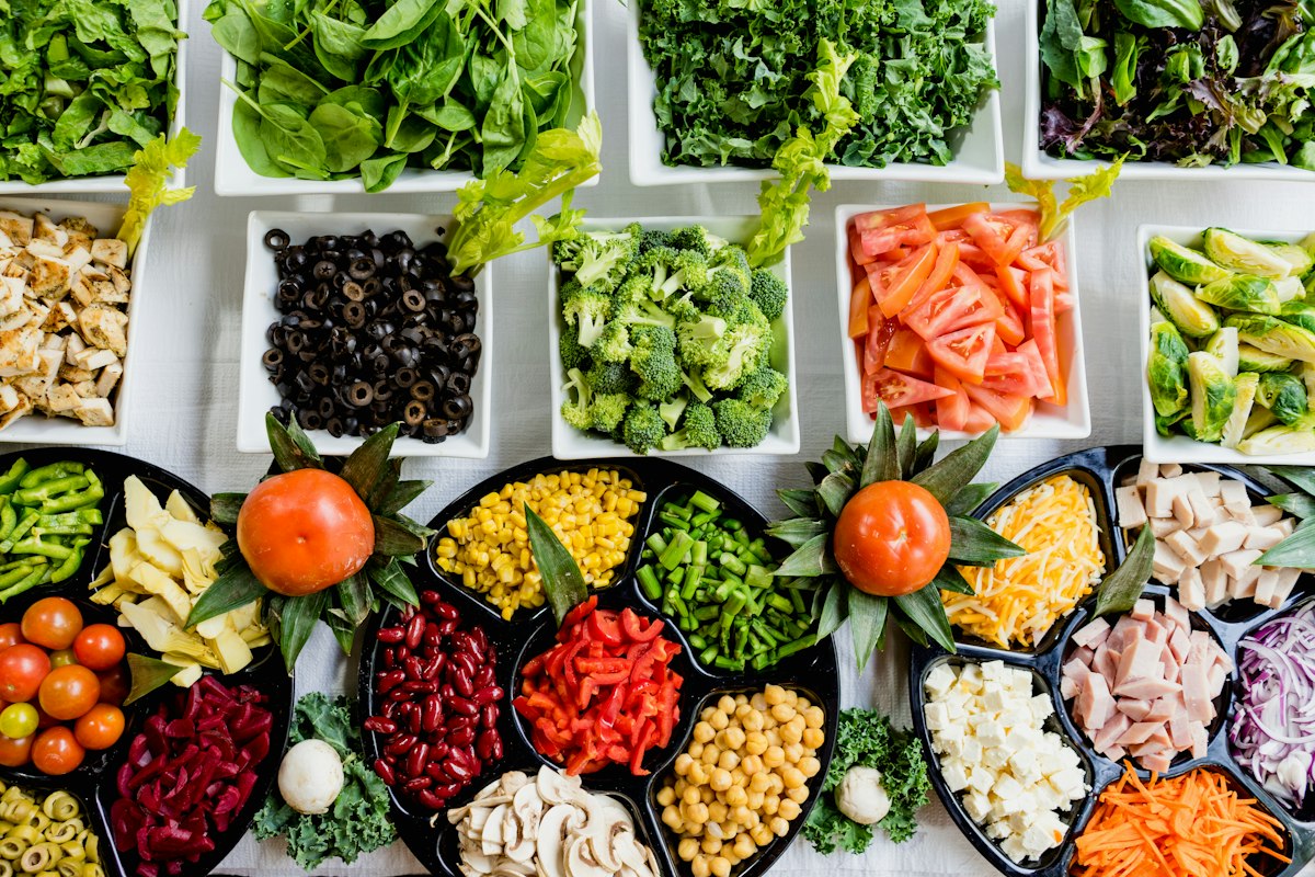 Verdure a foglia fresche